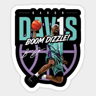 baron davis boom dizzle Sticker